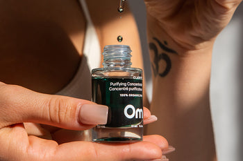 Om’s clarity purifying concentrate made with olive leaf extract